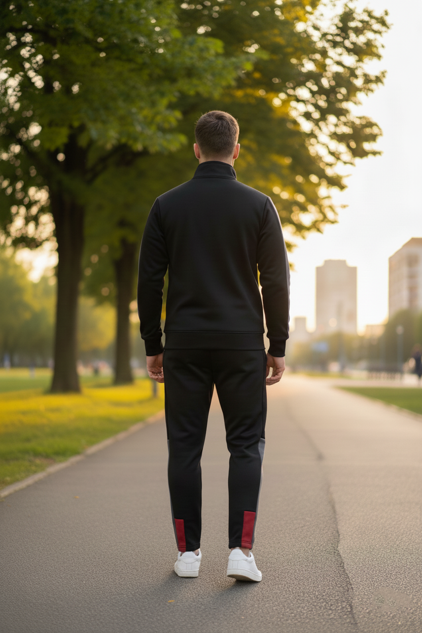 Men's - Winter Tracksuit - Black Boost