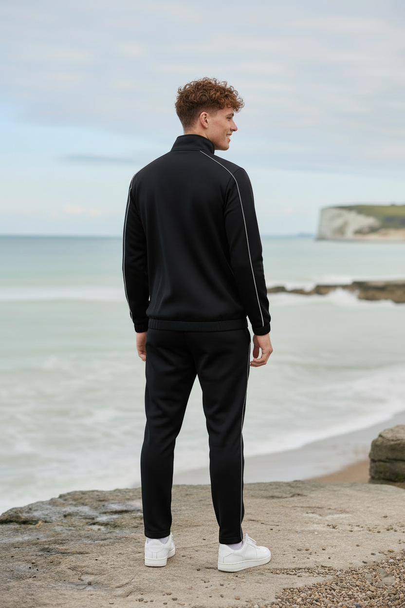 Men's - Winter Tracksuit - Black Shadow Line