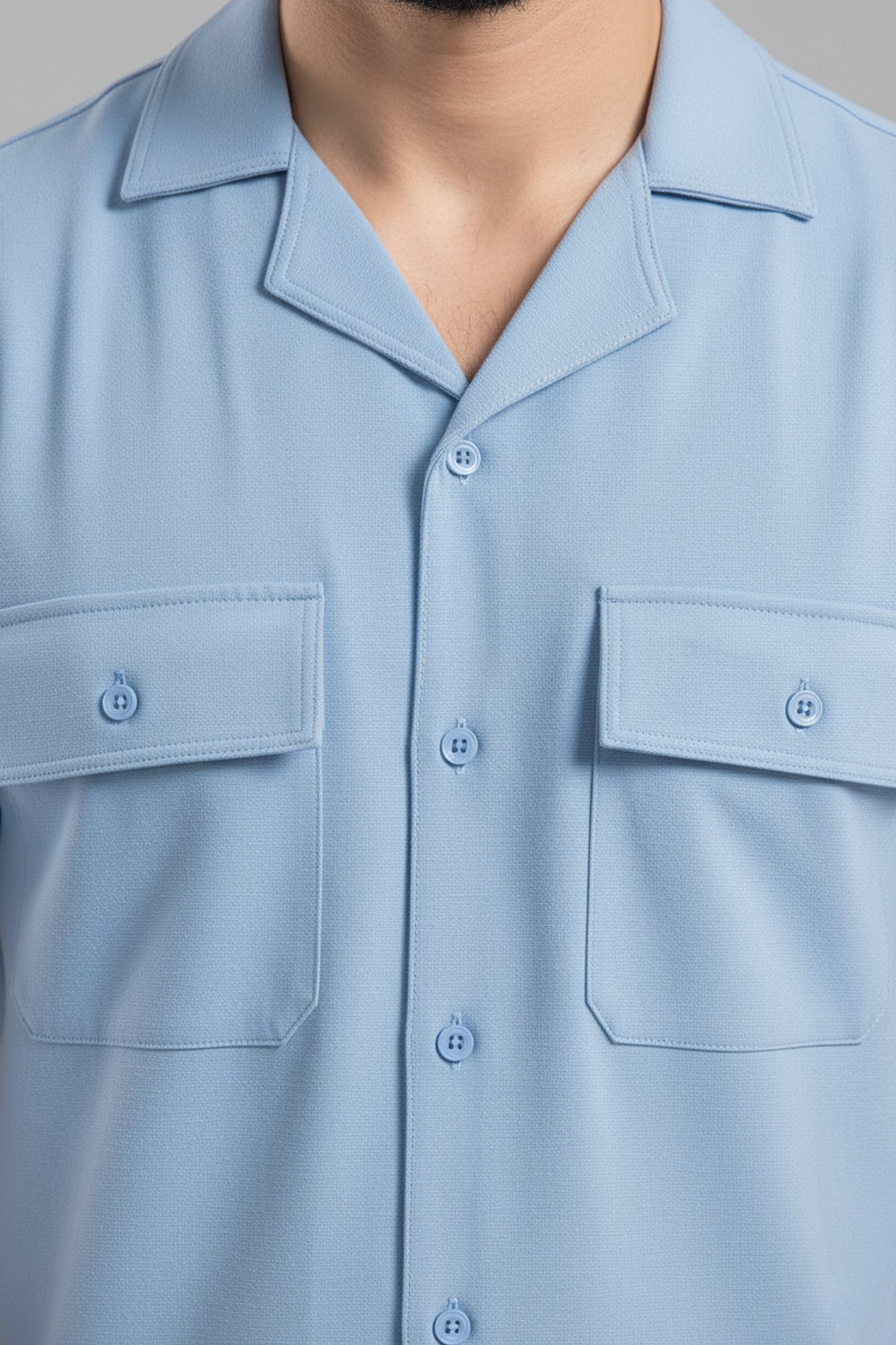 Mens - Dri Fit Tracksuit - Safari Co-Ord Set - Light Blue