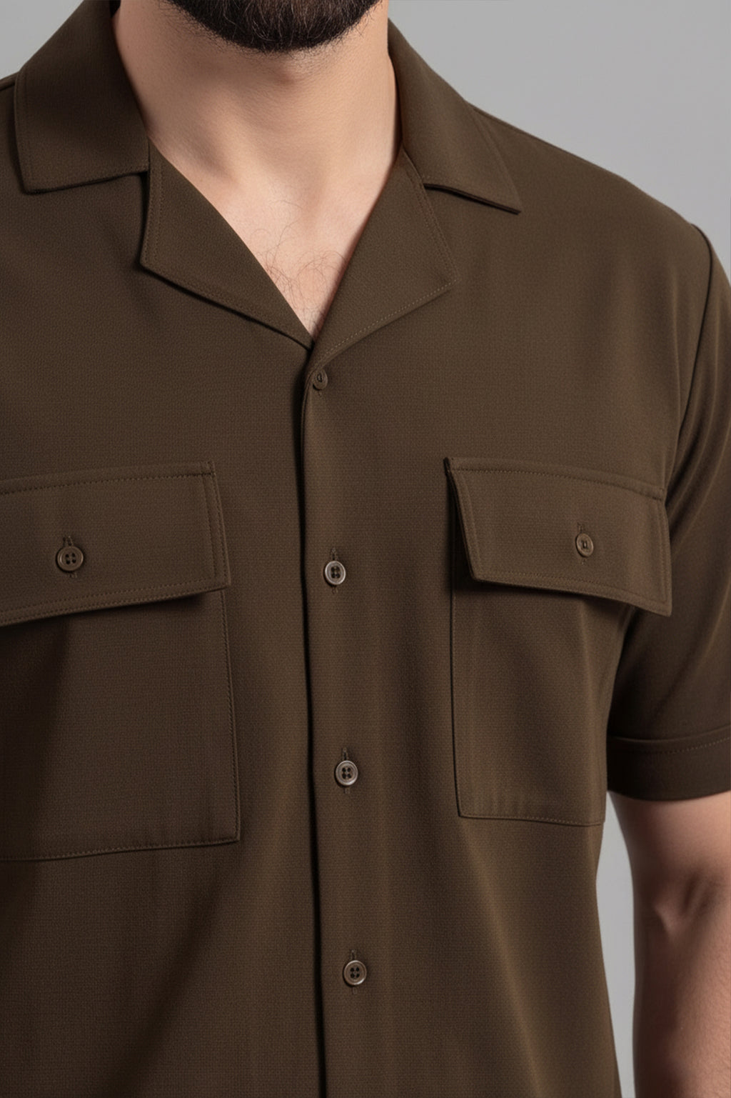 Mens - Dri Fit Tracksuit - Safari Co-Ord Set - Brown