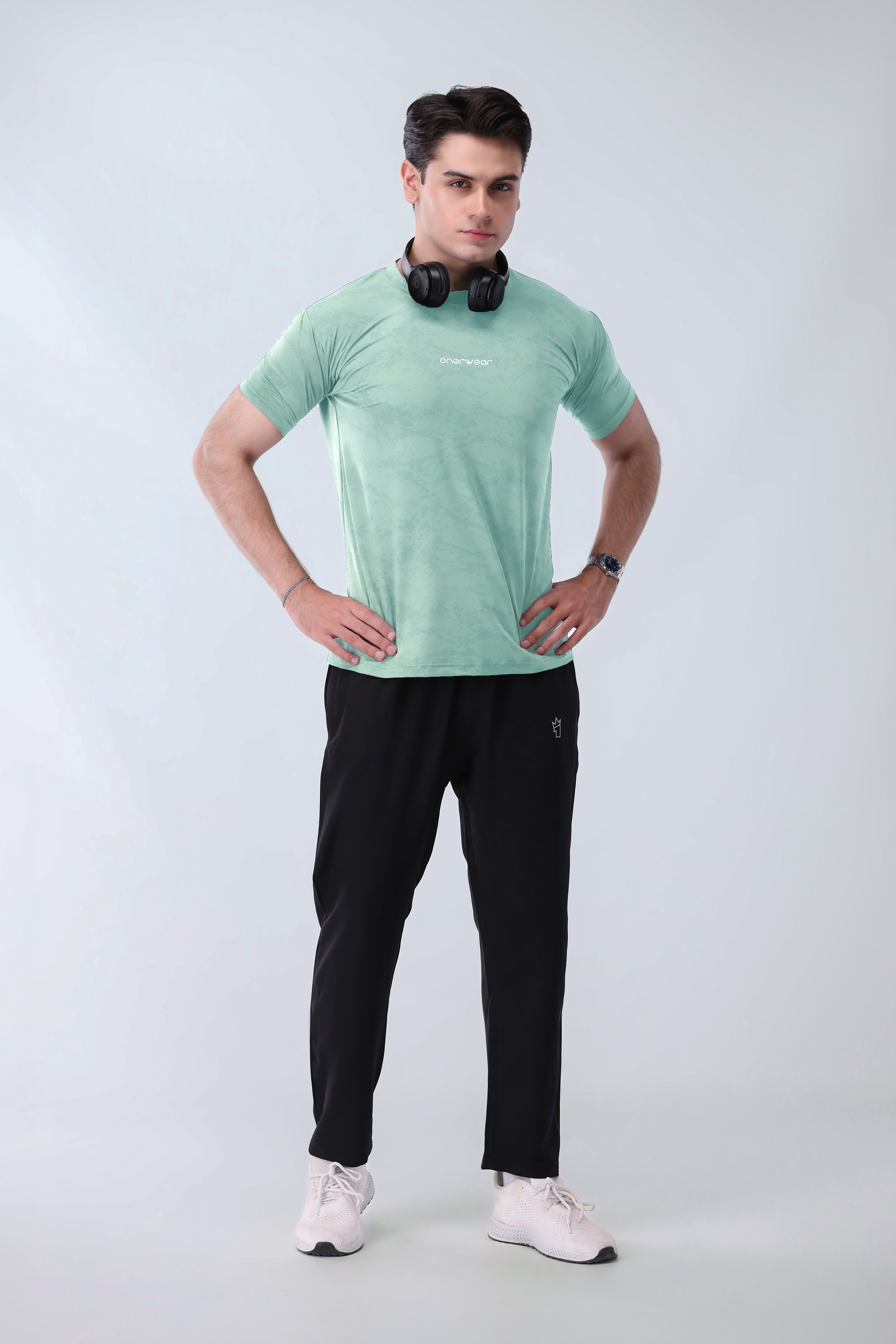 Mens - Dri Fit Tracksuit - Green Camo