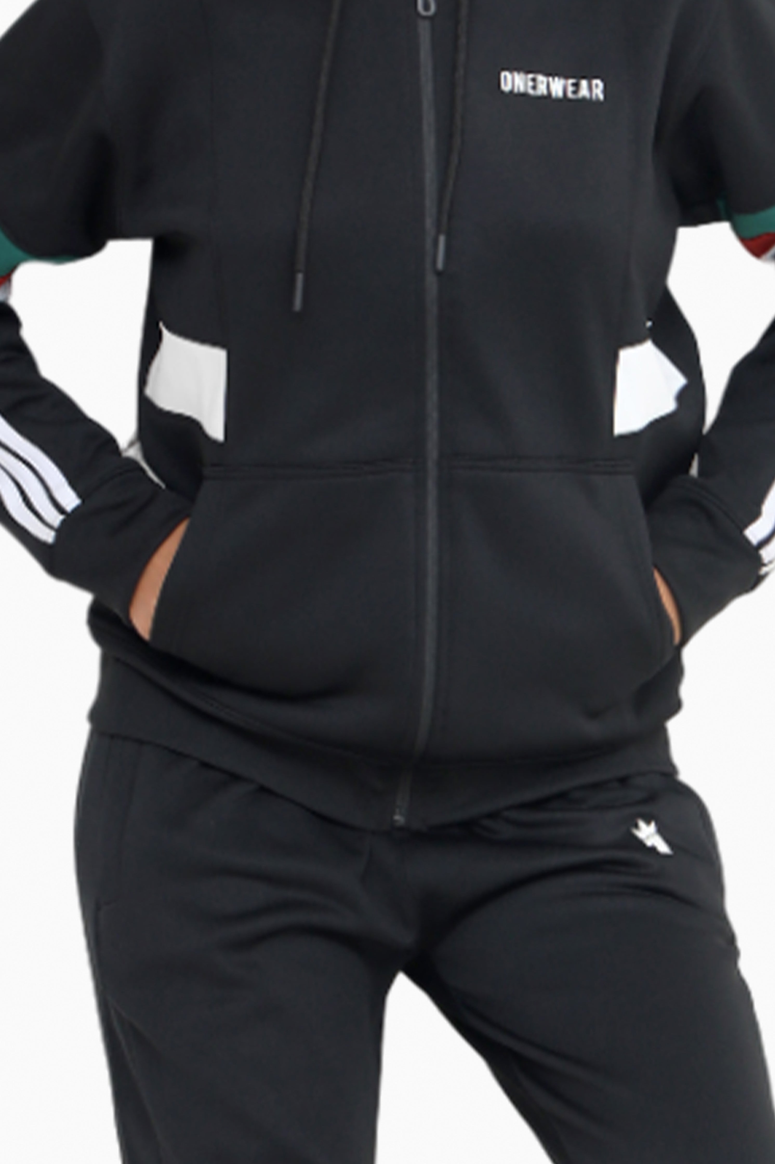 Womens - Winter Tracksuit - Tri Flare Black