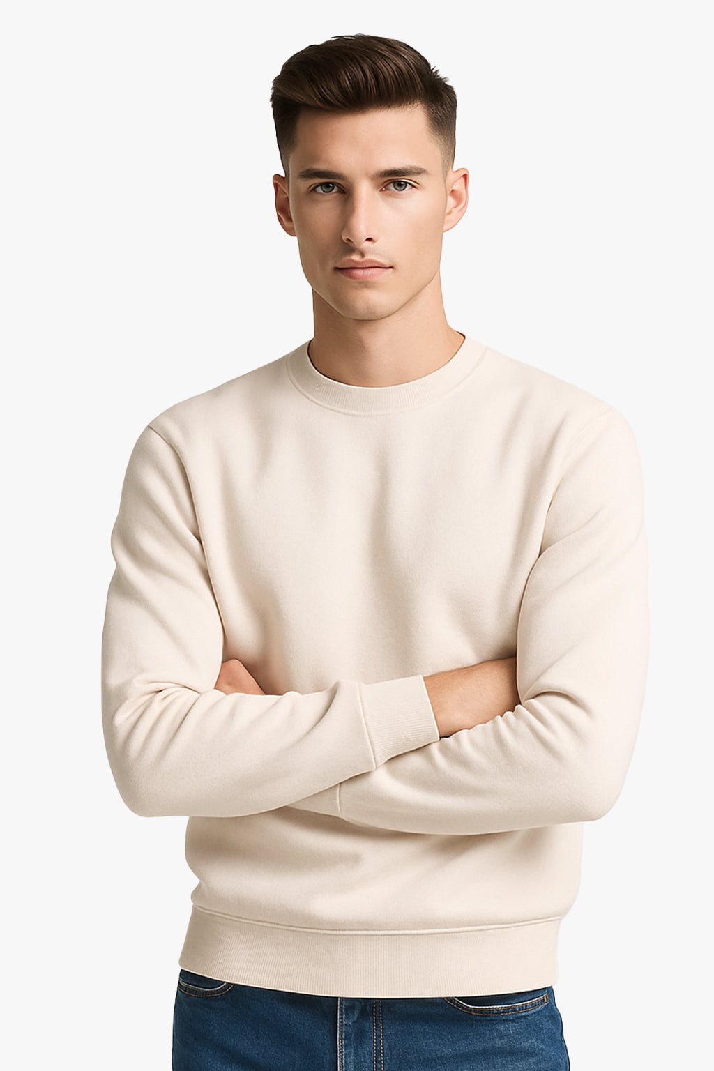 Off White Baggy Drop Sweatshirt