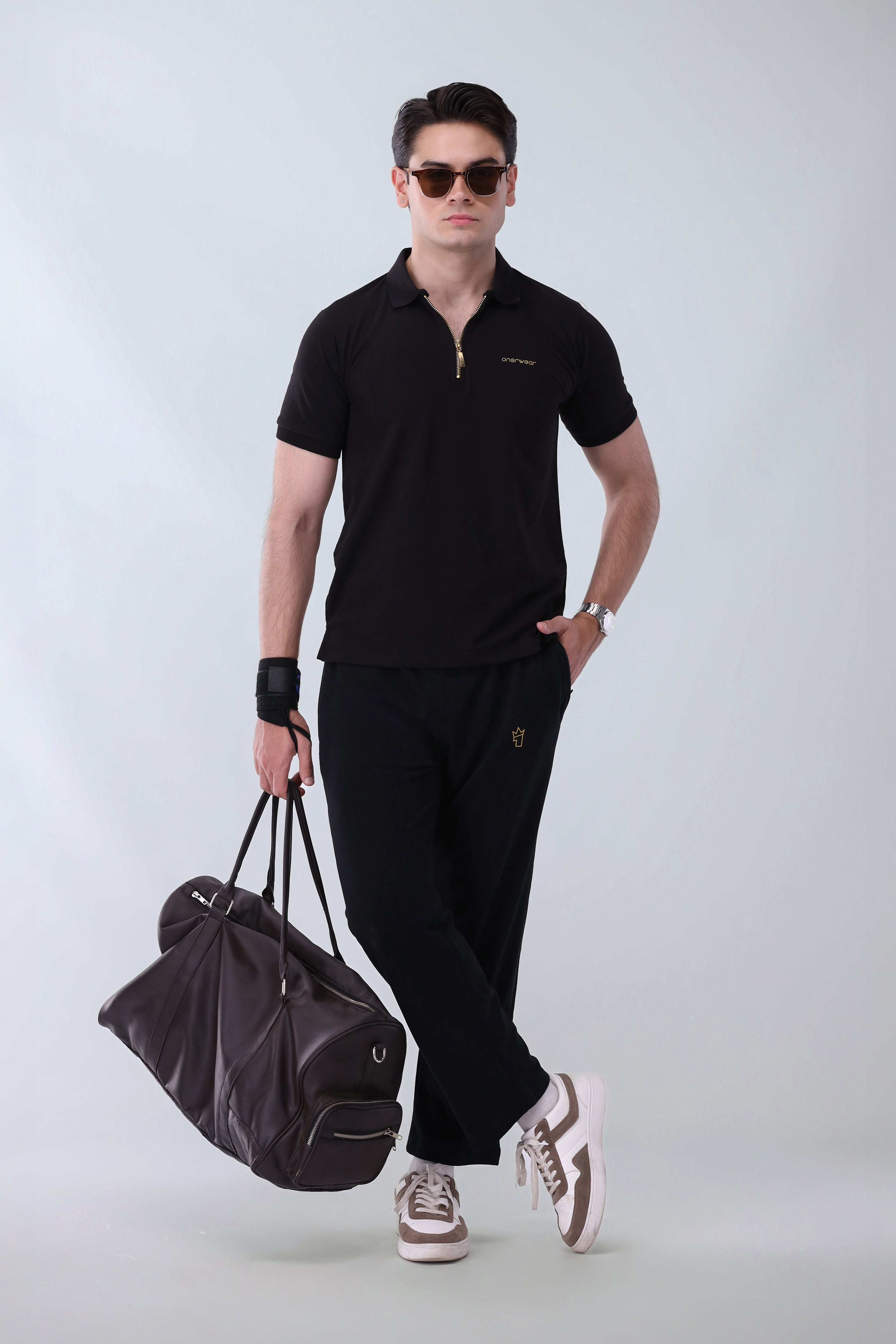 Mens - Cotton Tracksuit - Elite Pro Gold Edition