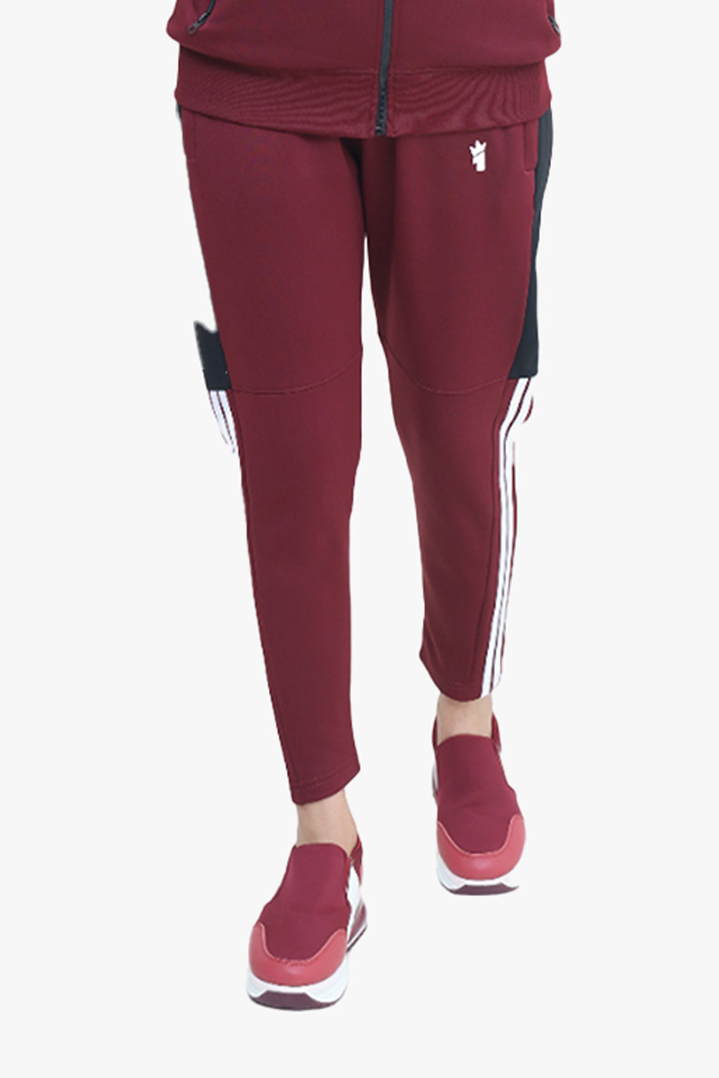 Womens - Winter Tracksuit - Maroon Velocity