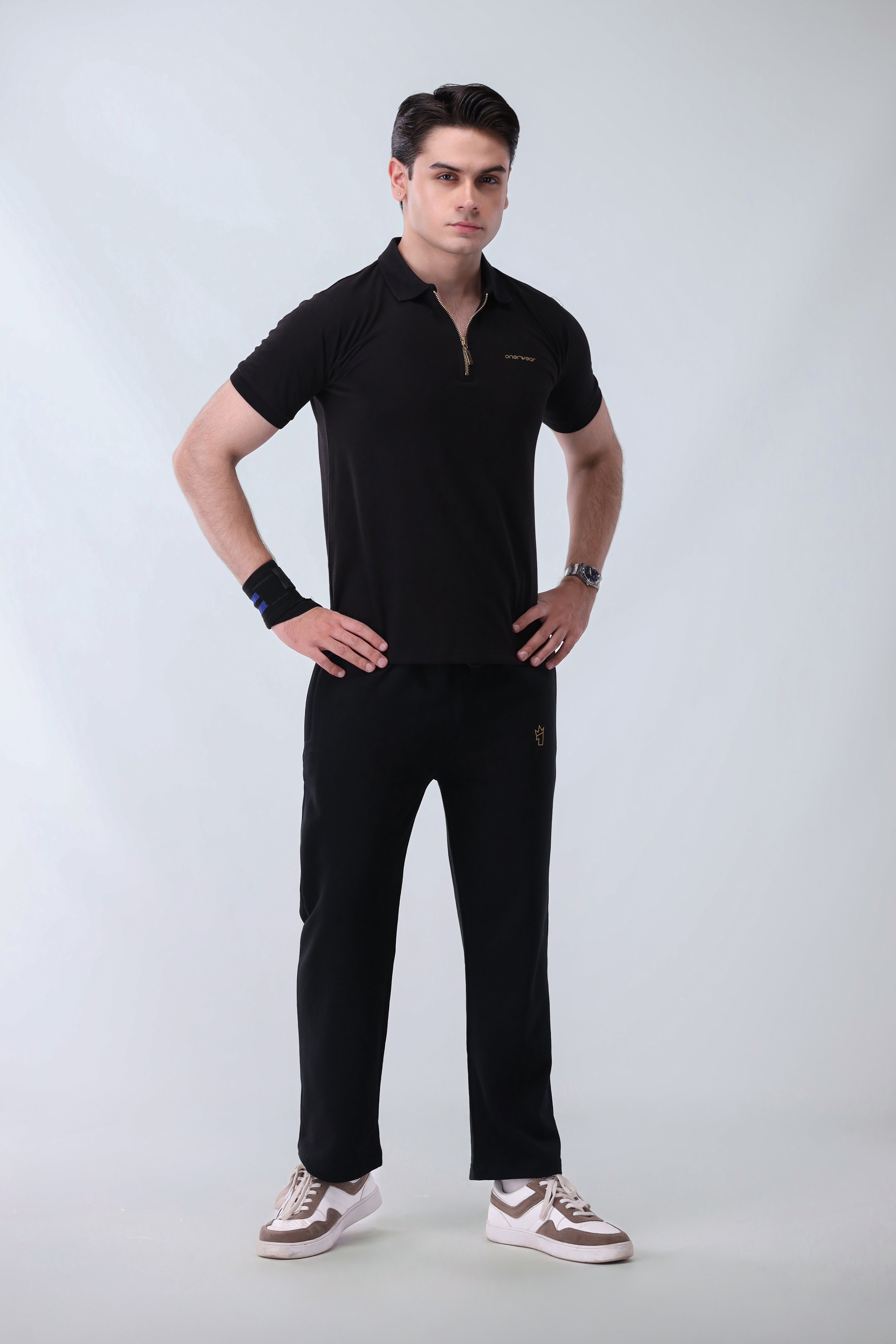 Mens - Cotton Tracksuit - Elite Pro Gold Edition