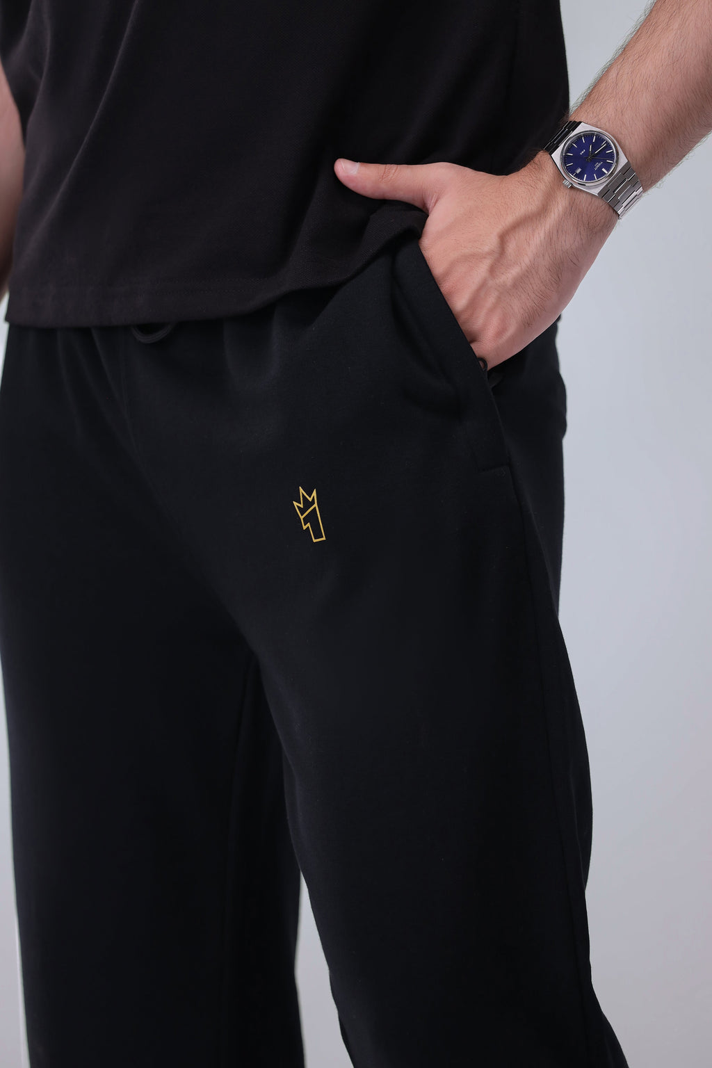 Mens - Cotton Tracksuit - Elite Pro Gold Edition