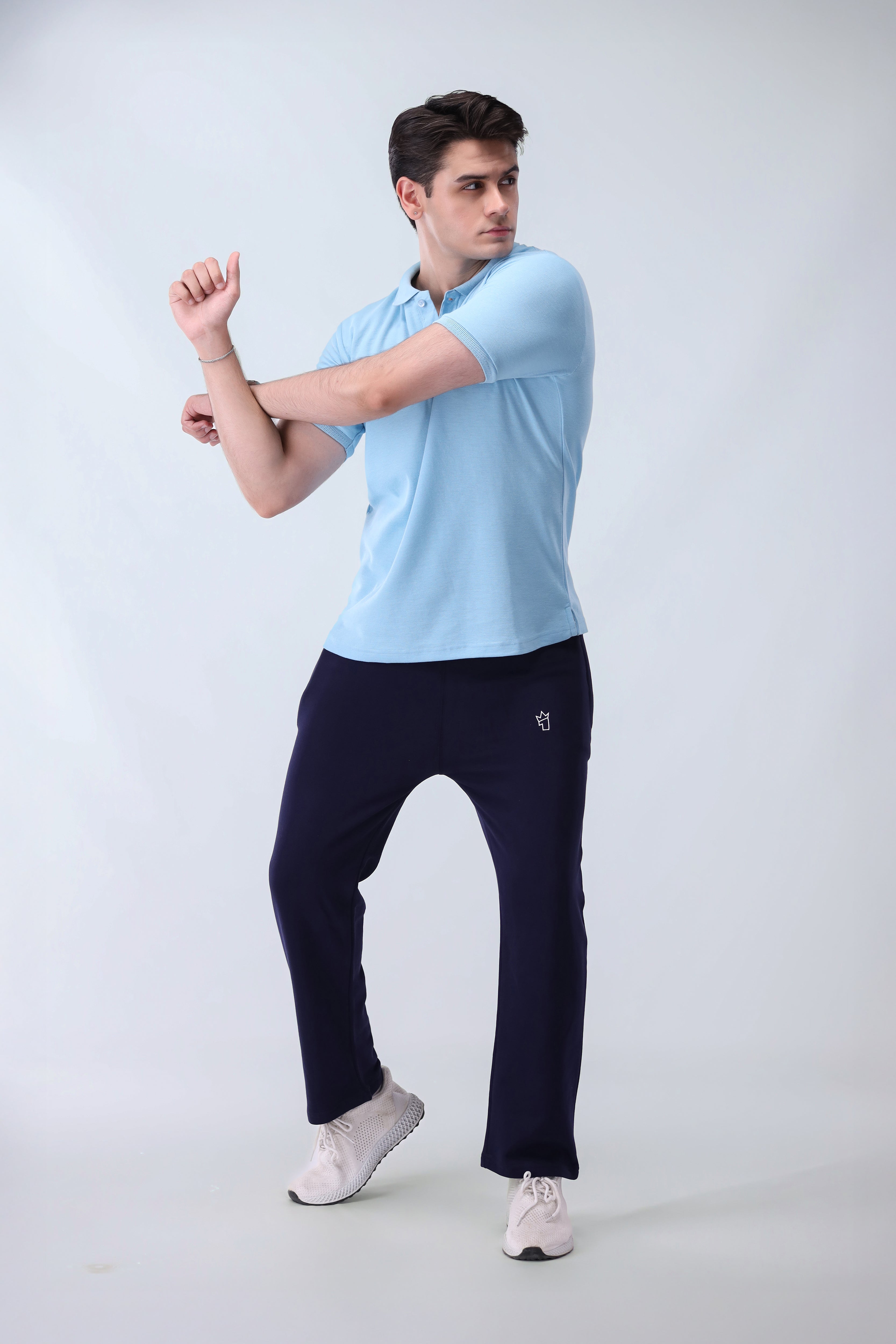 Mens - Cotton Tracksuit - Blue Space