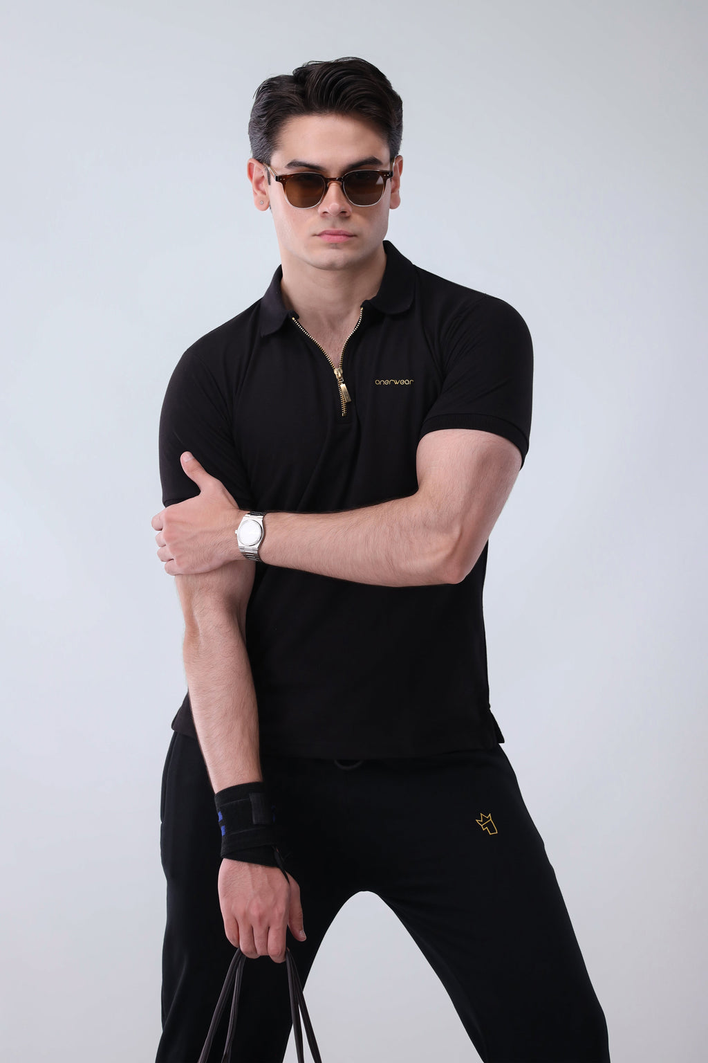 Mens - Cotton Tracksuit - Elite Pro Gold Edition