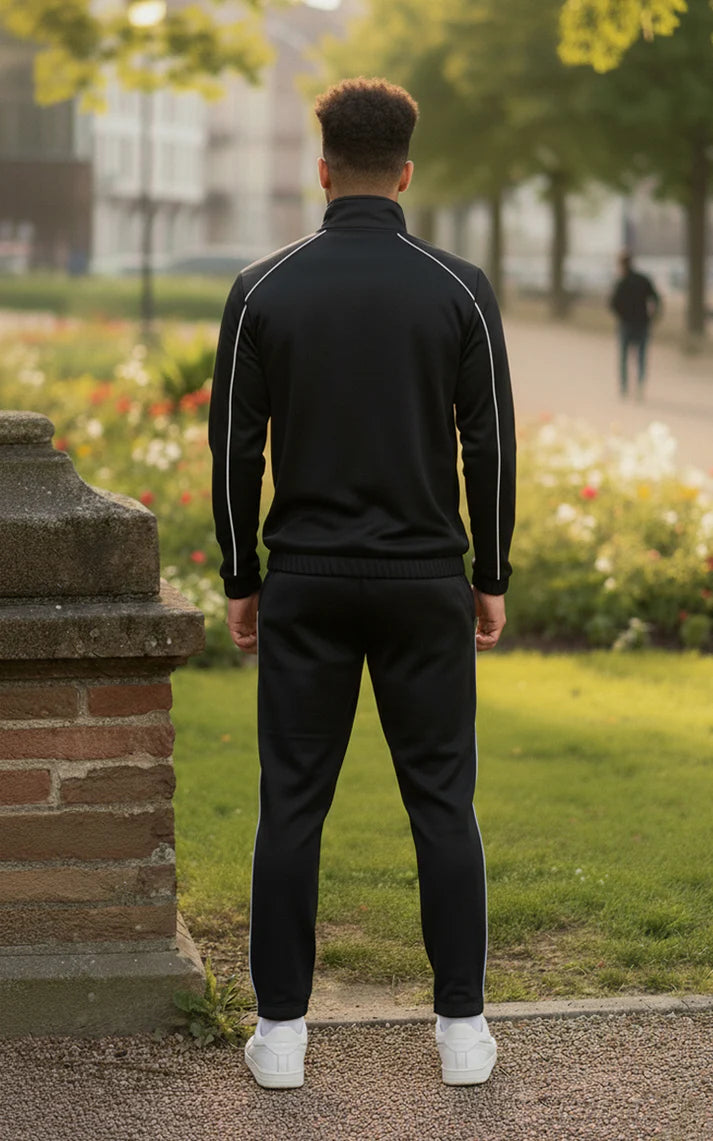Men's - Winter Tracksuit - Black Shadow Line