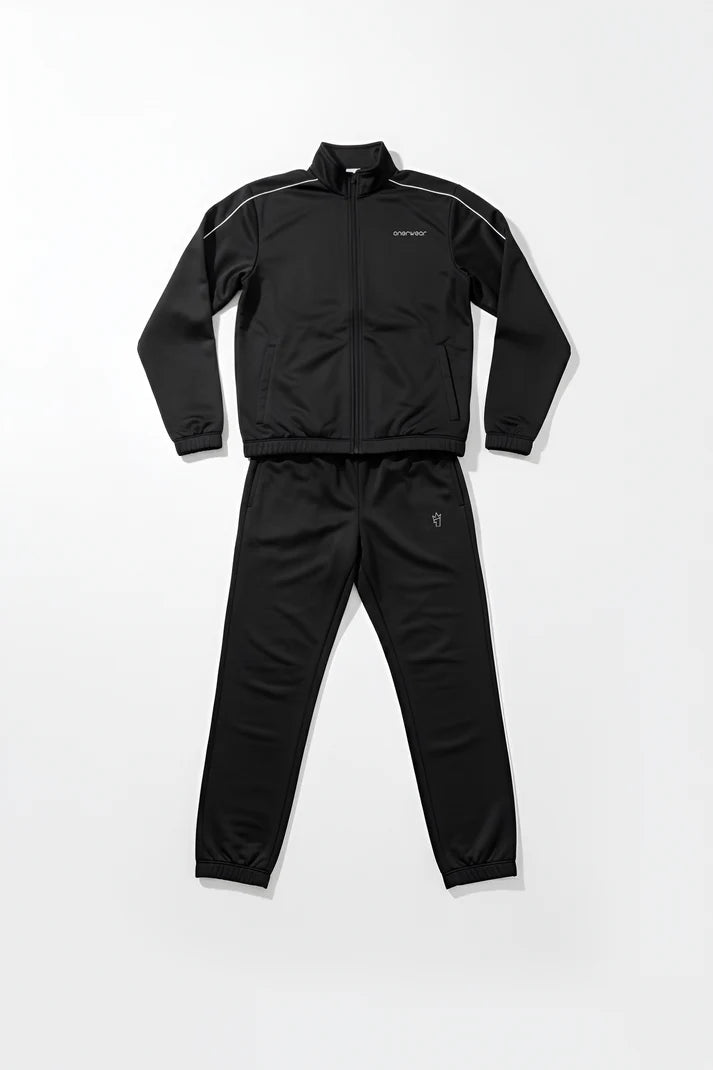 Men's - Winter Tracksuit - Black Shadow Line