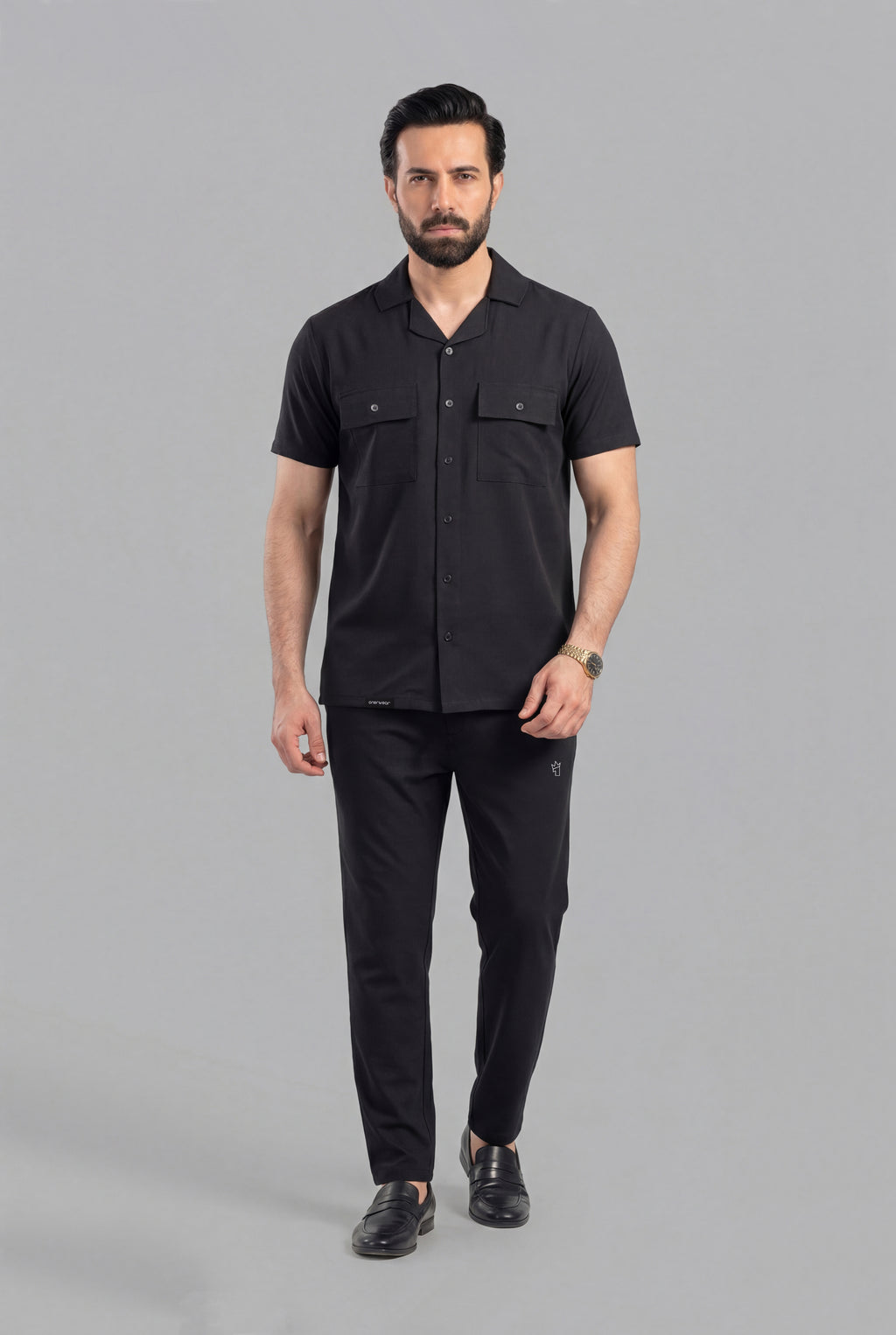 Mens - Dri Fit Tracksuit - Safari Co-Ord Set - Black