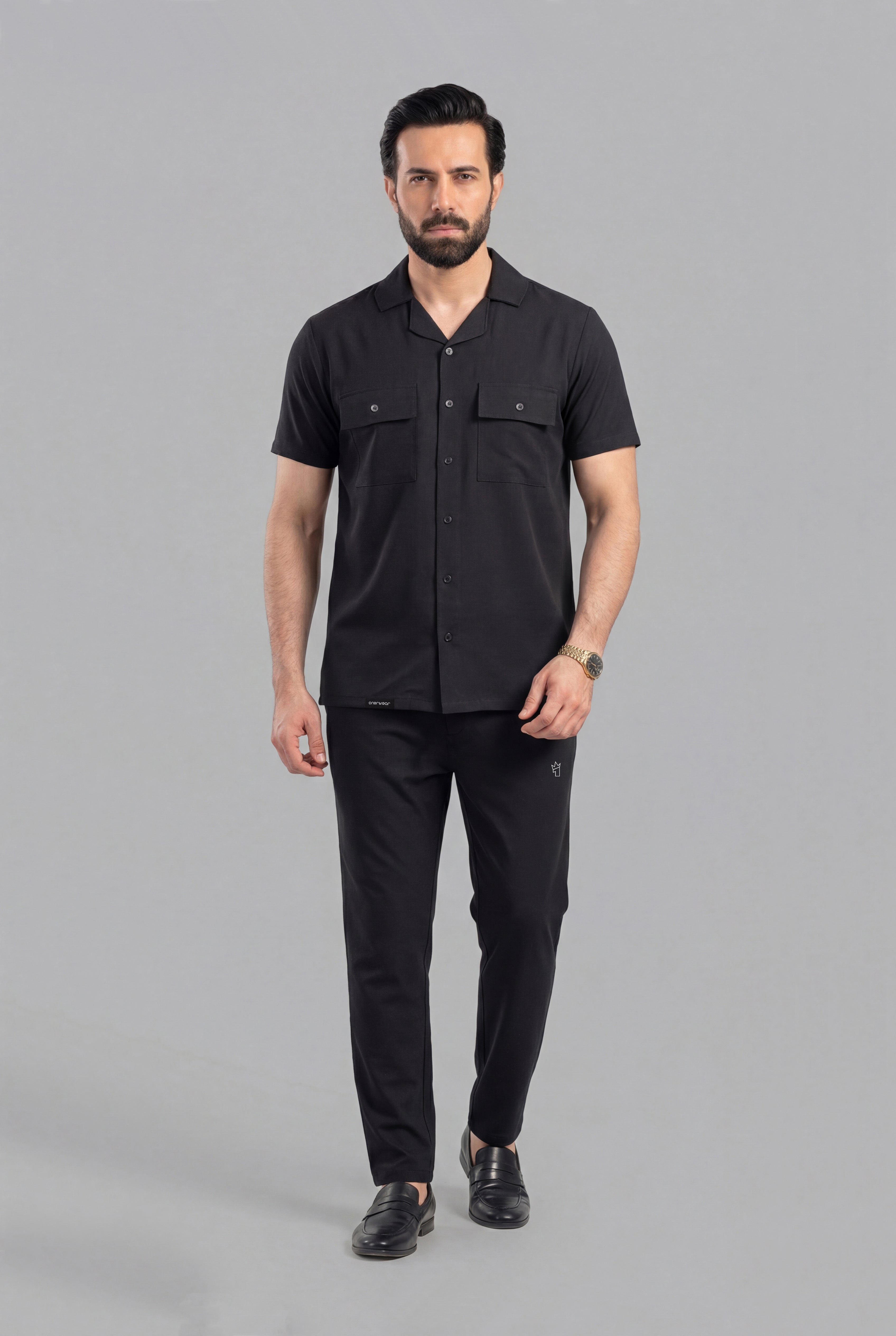 Mens - Dri Fit Tracksuit - Safari Co-Ord Set - Black