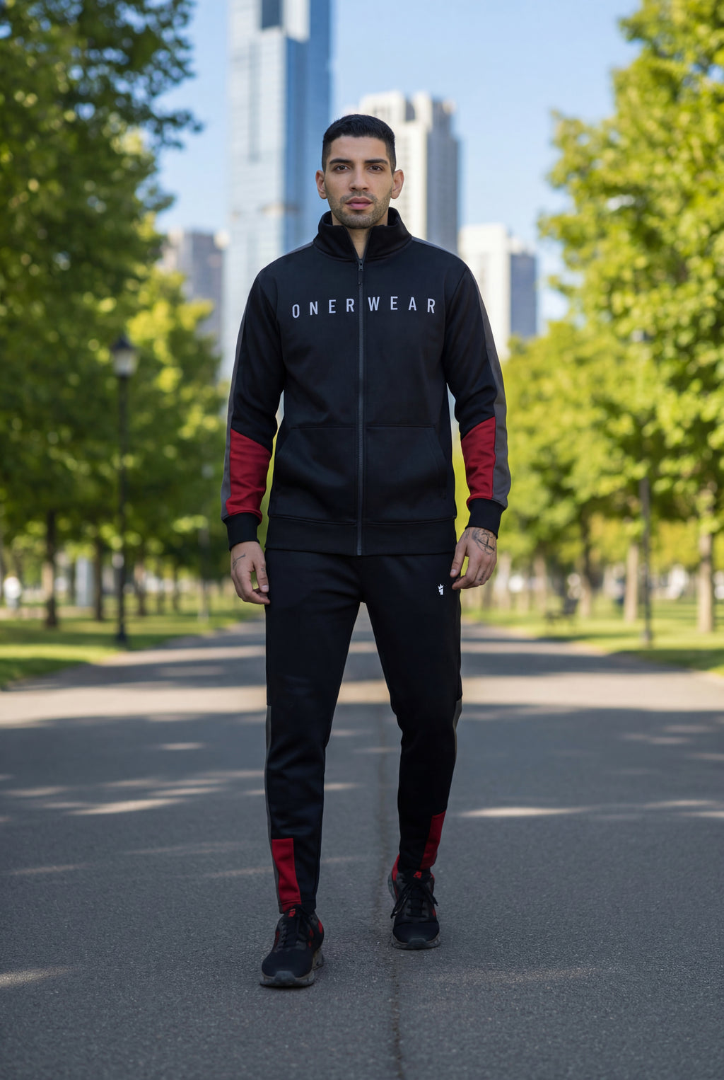 Men's - Winter Tracksuit - Black Boost