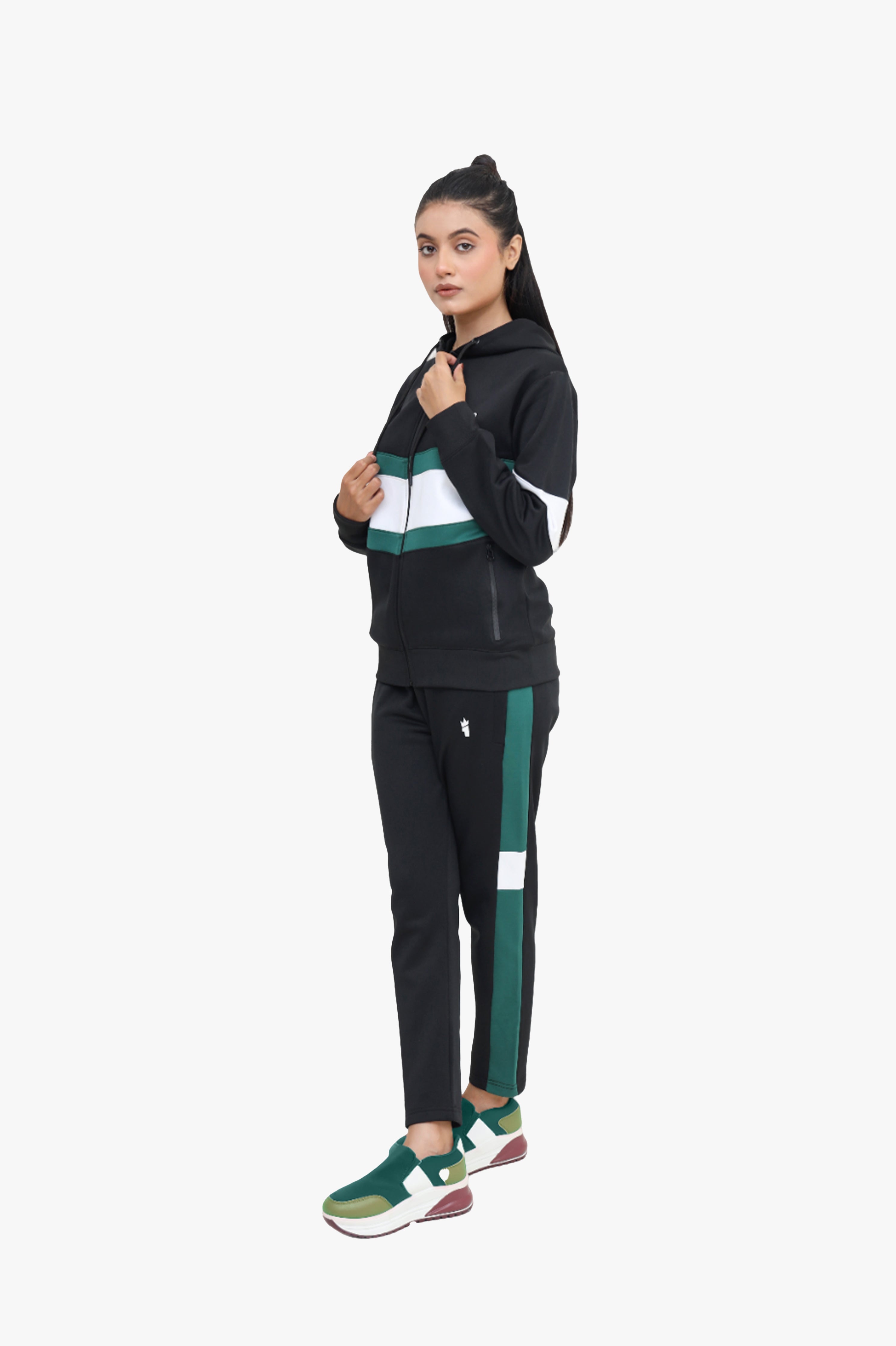 Womens - Winter Tracksuit - Green Onyx