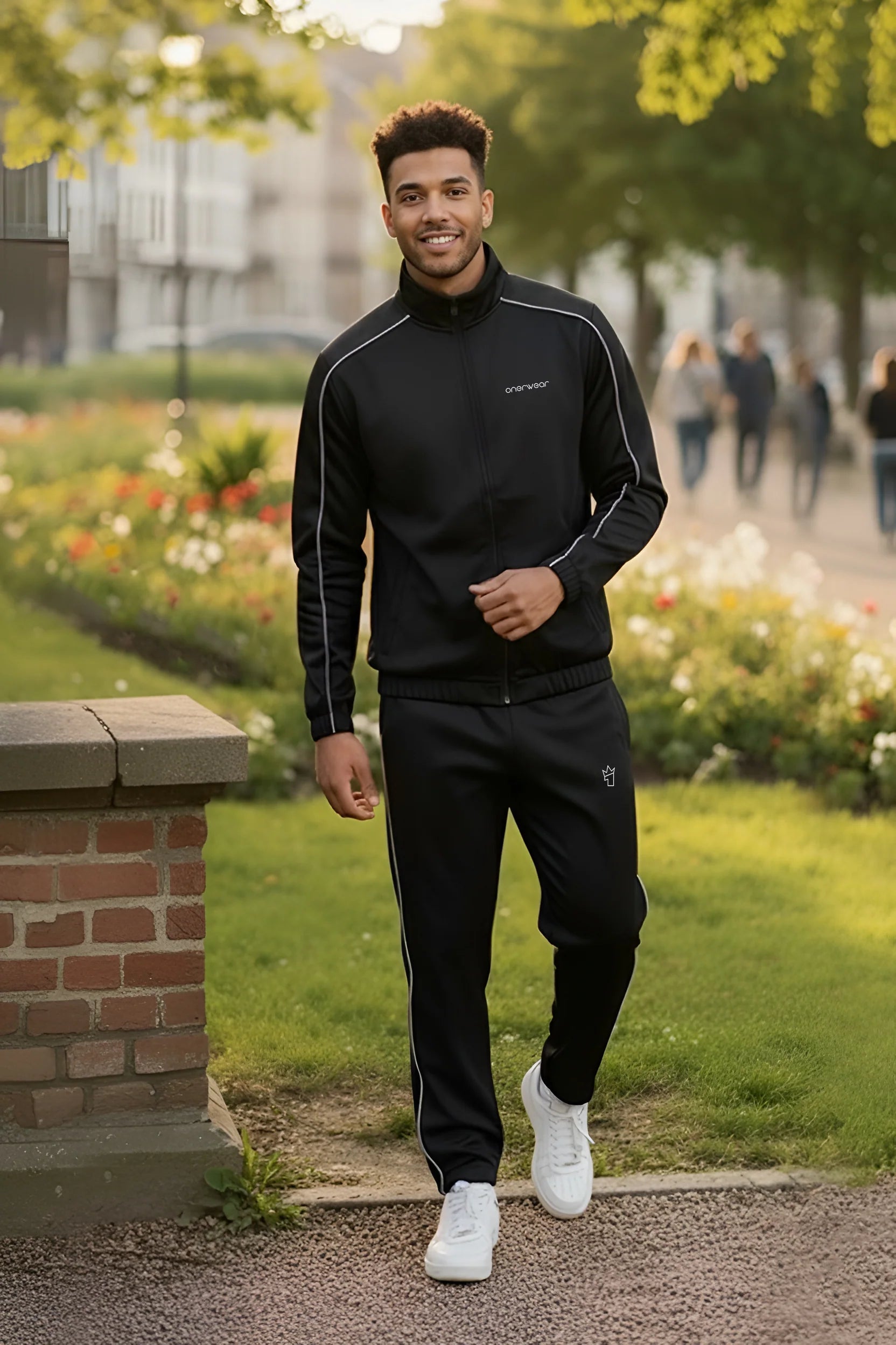 Men's - Winter Tracksuit - Black Shadow Line