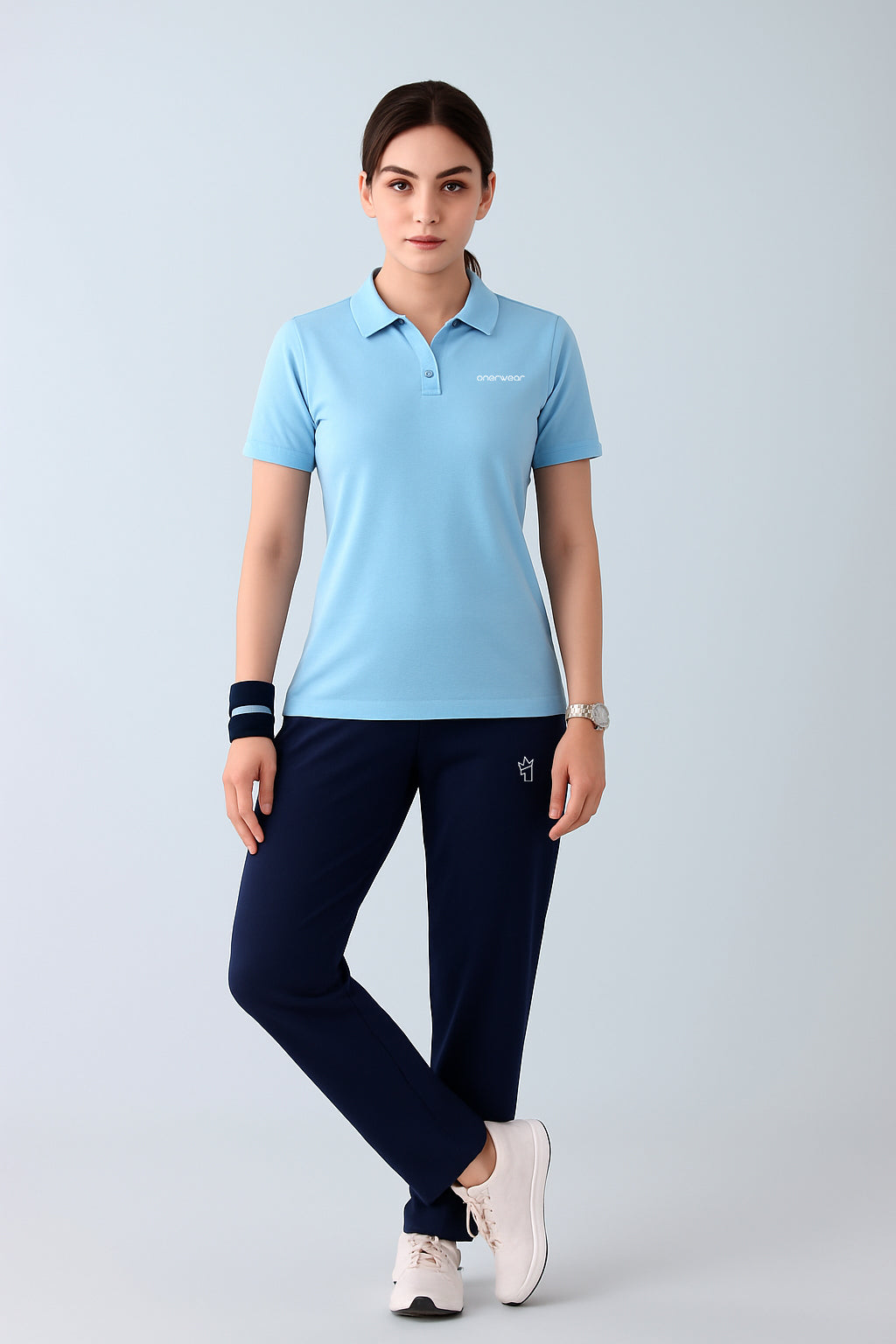 Womens - Cotton Tracksuit - Blue Space