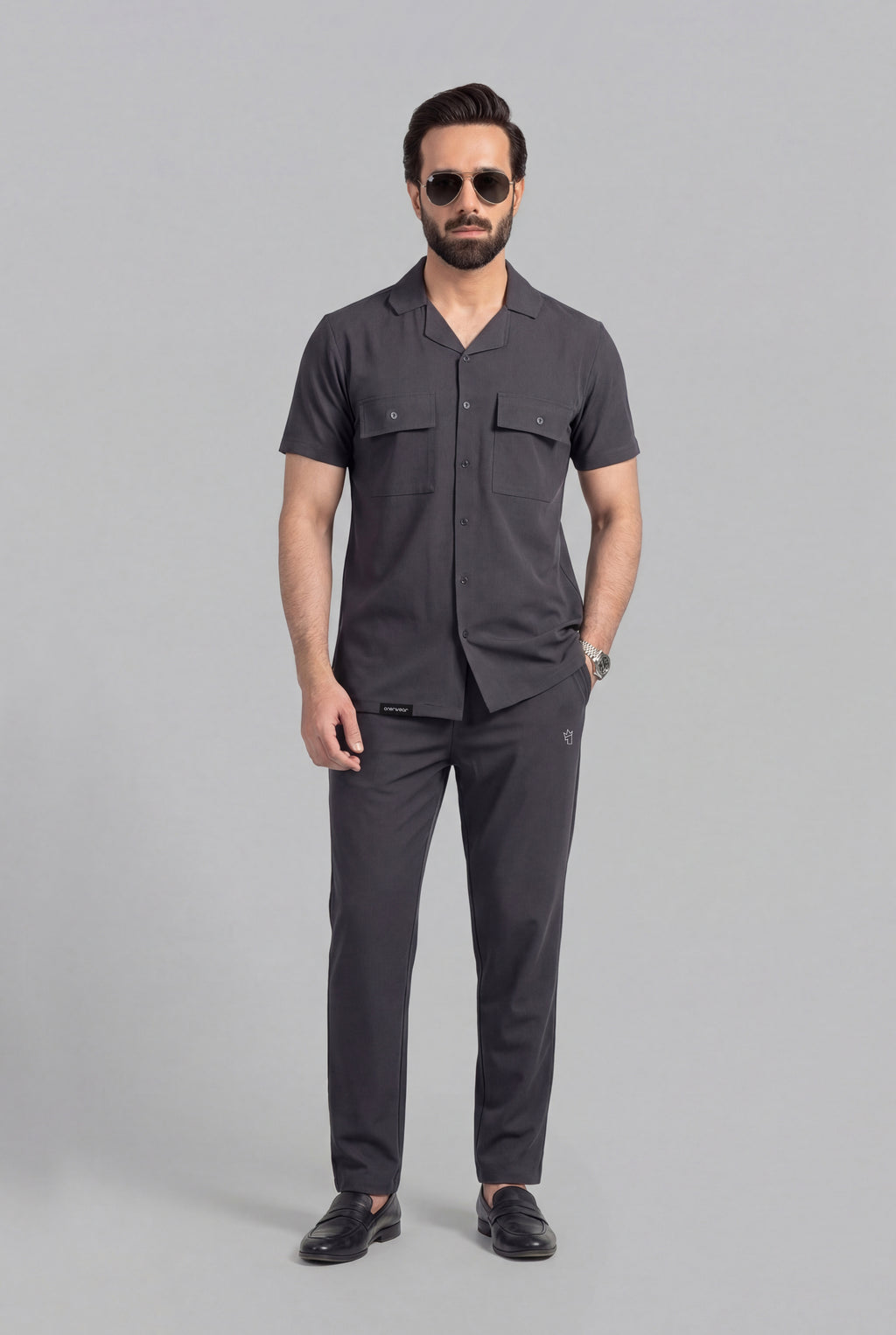 Mens - Dri Fit Tracksuit - Safari Co-Ord Set - Gray