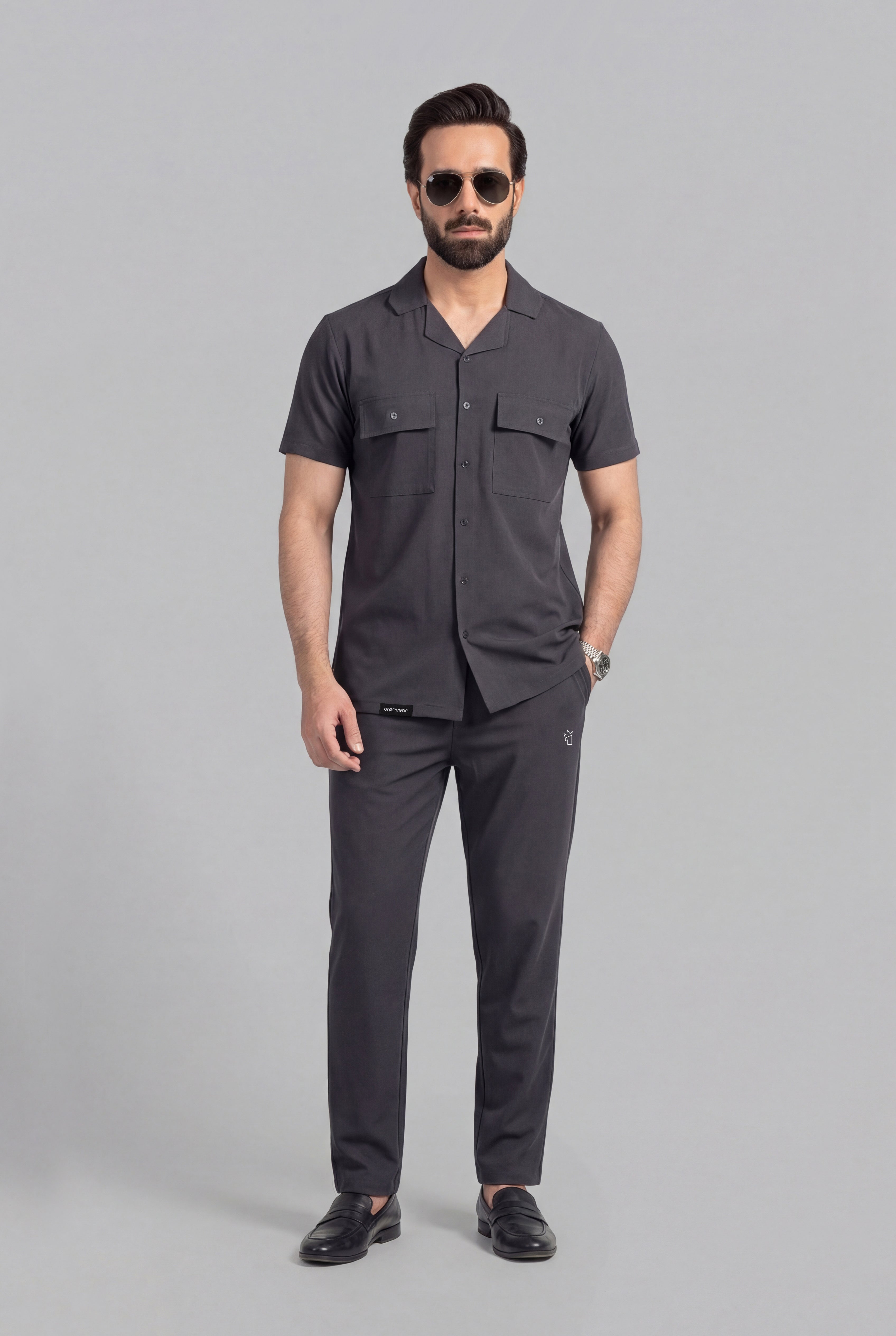Mens - Dri Fit Tracksuit - Safari Co-Ord Set - Gray