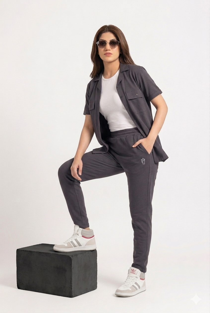Womens - Dri Fit Tracksuit - Gray