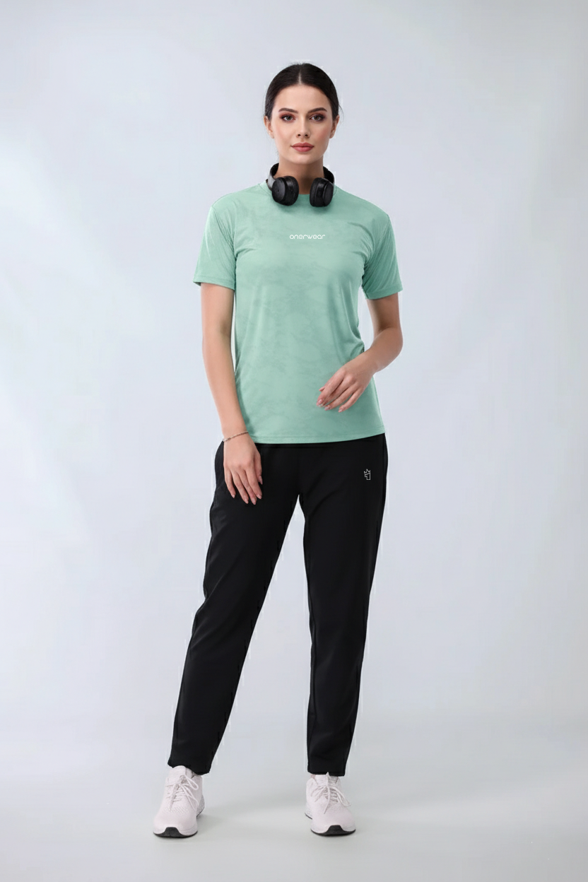 Womens - Dri Fit Tracksuit - Green Camo
