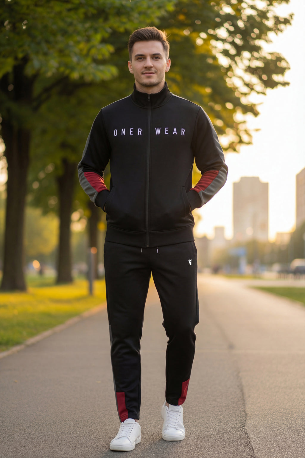 Men's - Winter Tracksuit - Black Boost