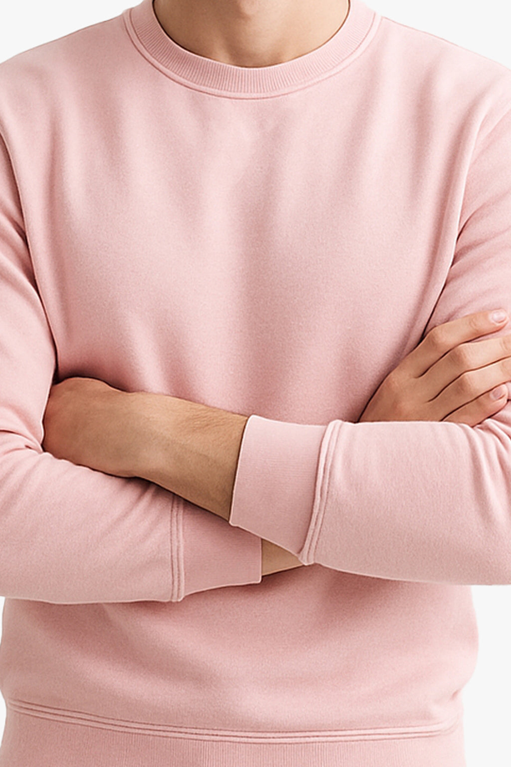 Pink Baggy Drop Sweatshirt