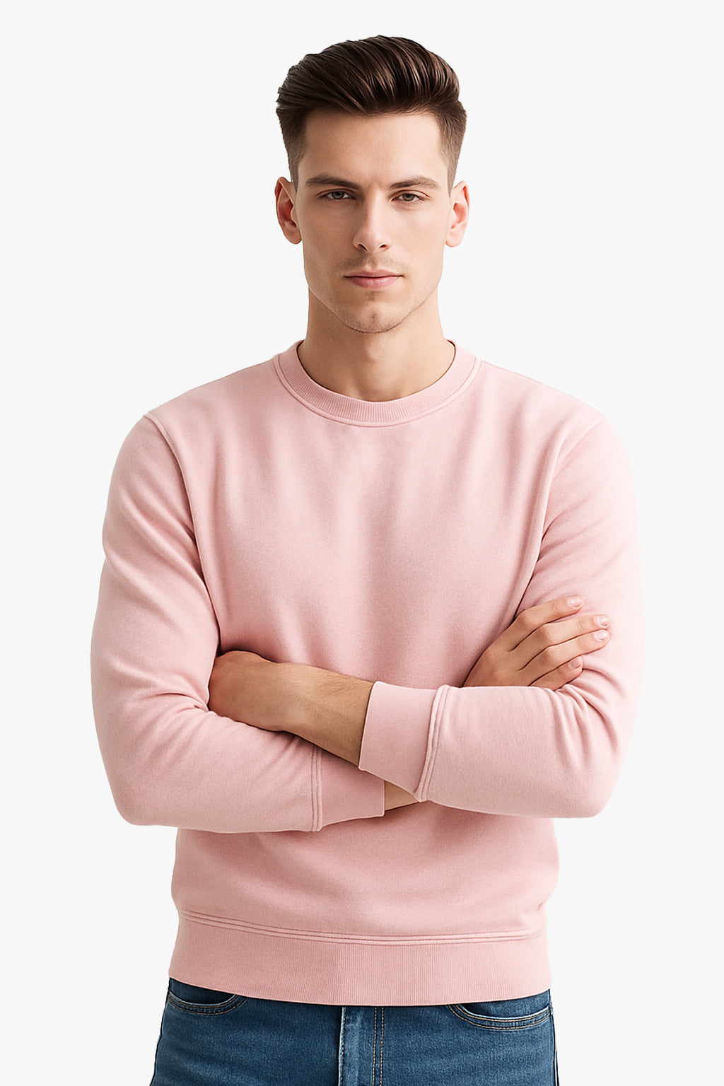 Pink Baggy Drop Sweatshirt