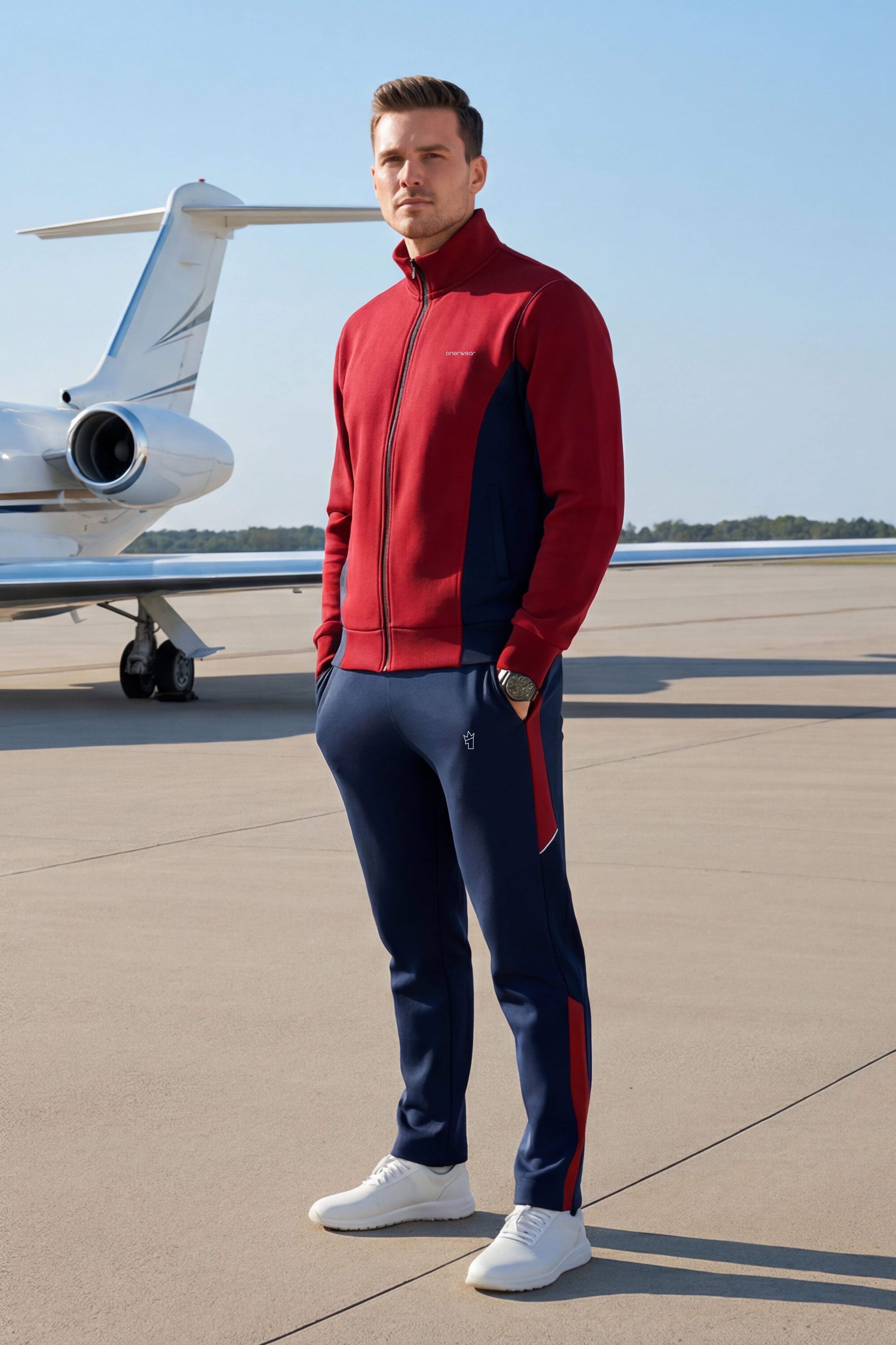 Men's - Winter Tracksuit - Red Jet