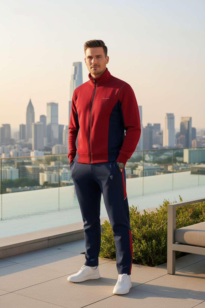 Men's - Winter Tracksuit - Red Jet