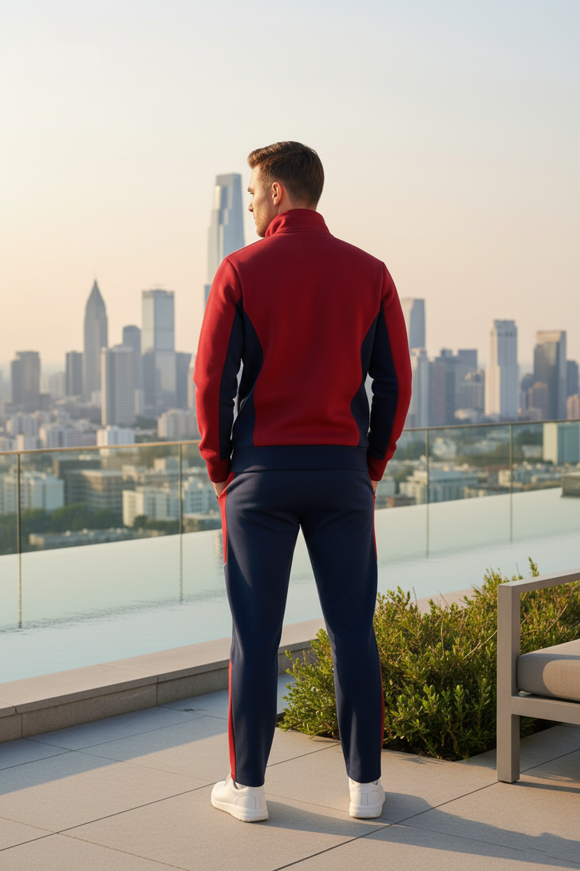 Men's - Winter Tracksuit - Red Jet
