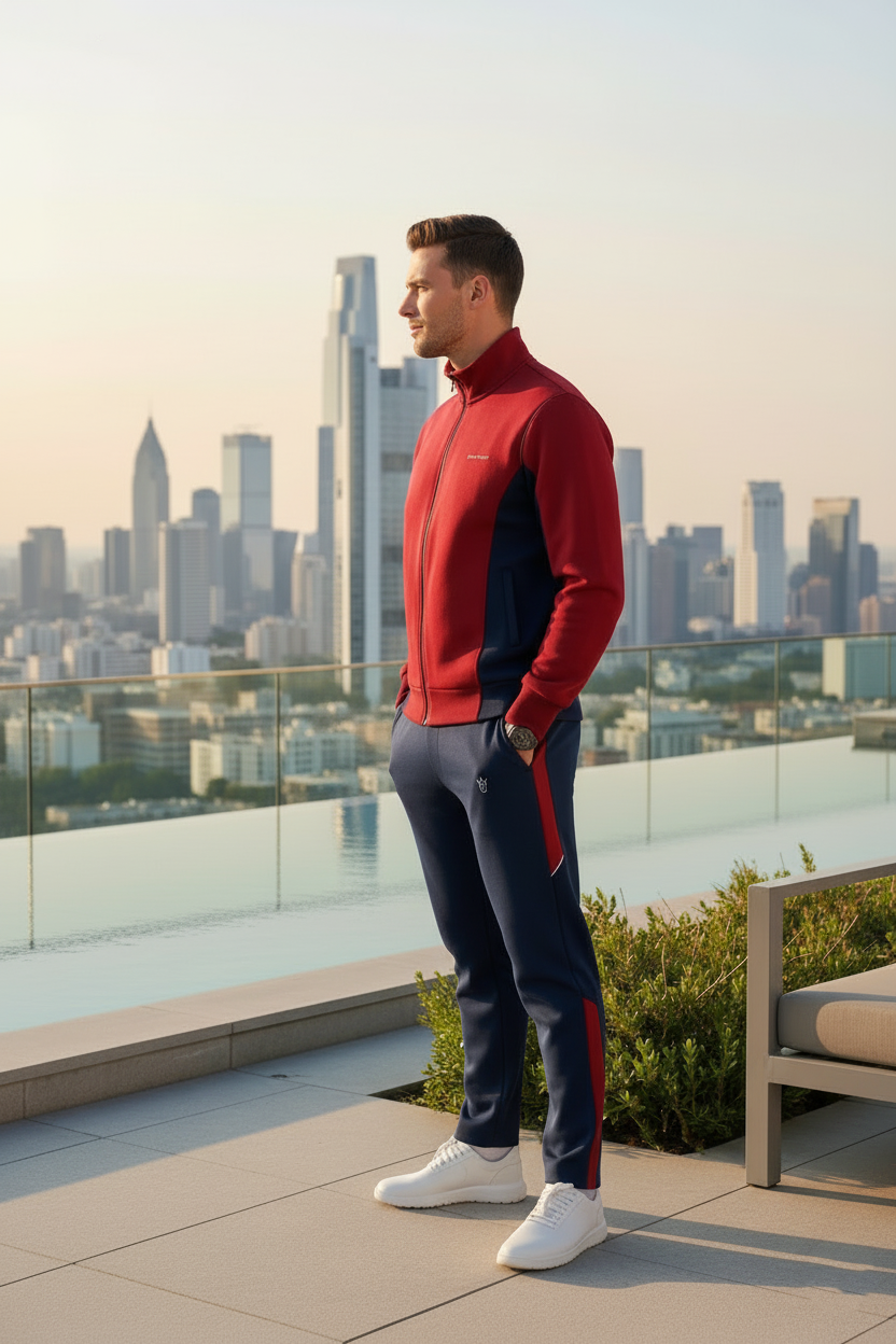 Men's - Winter Tracksuit - Red Jet