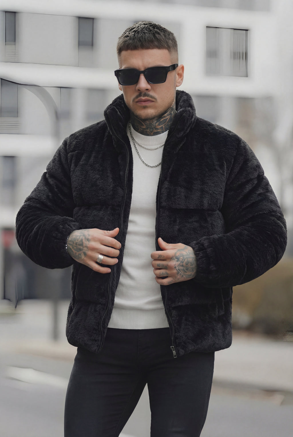 Men's - Sherpa Puffer - Black