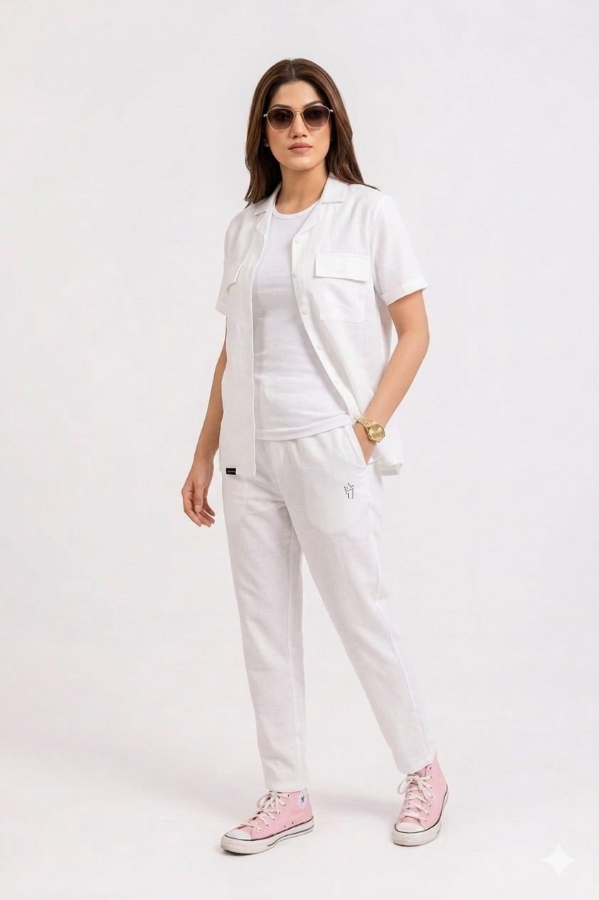 Womens - Dri Fit Tracksuit - White