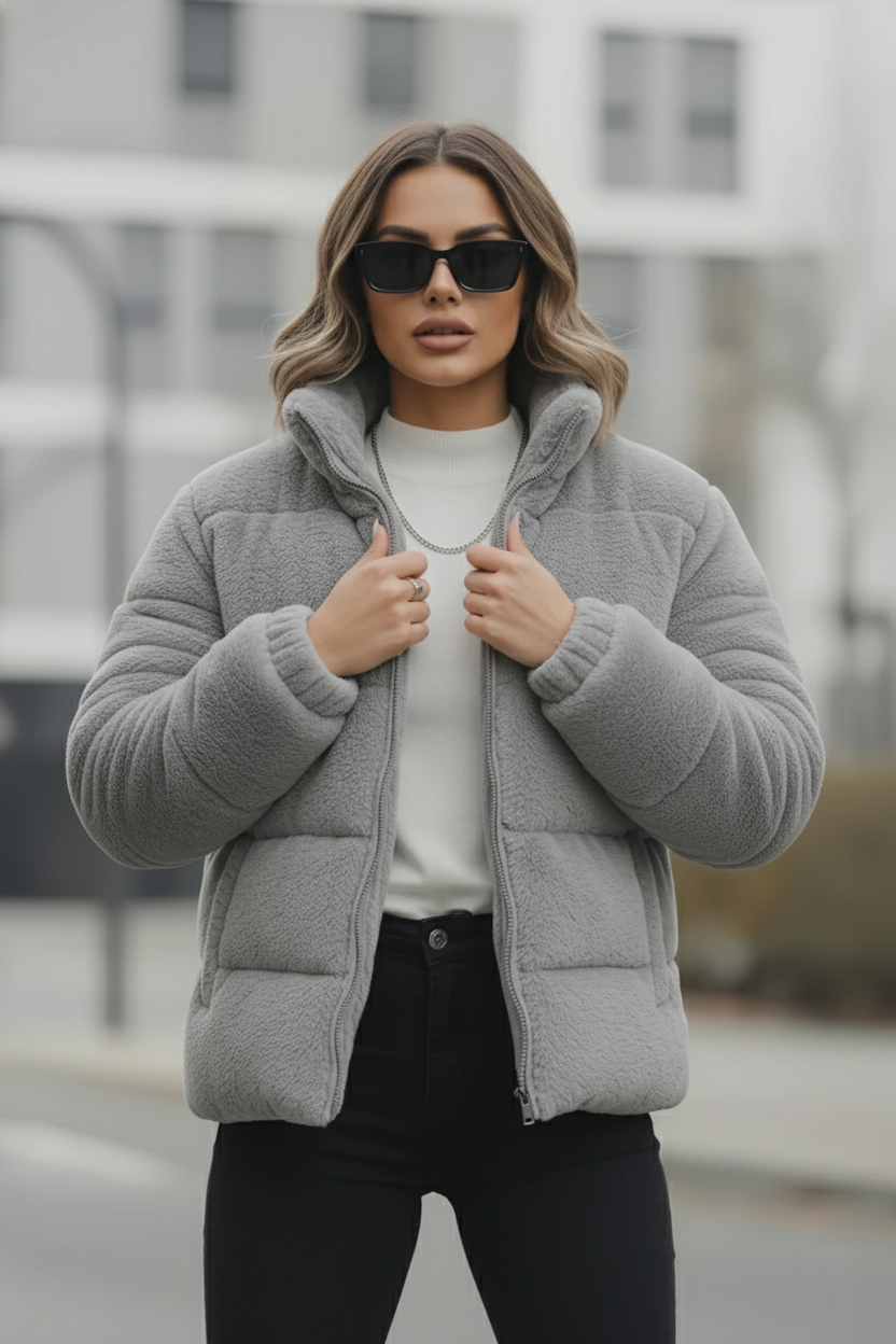 Women's - Sherpa Puffer - Gray