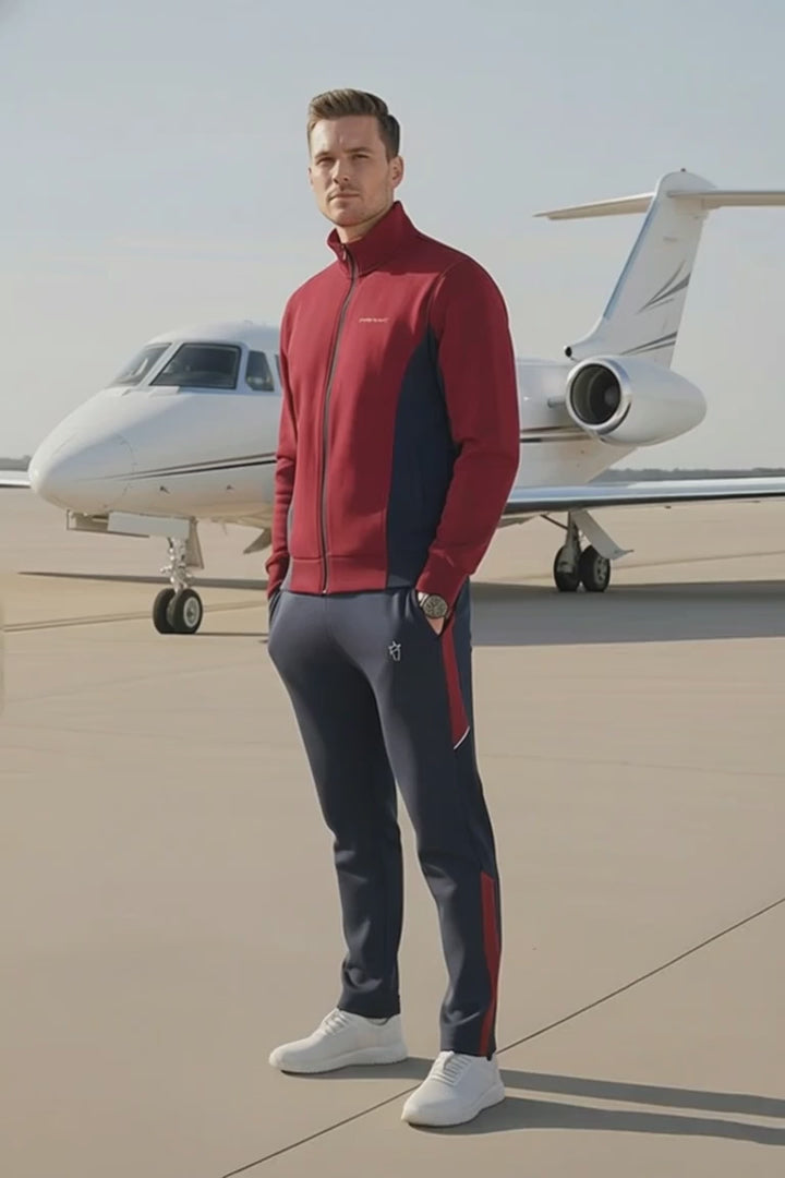 Men's - Winter Tracksuit - Red Jet