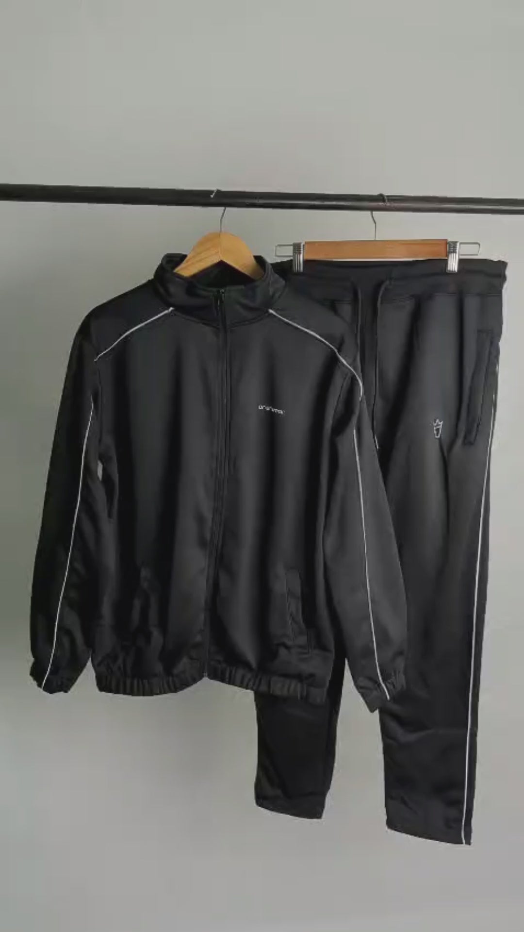 Men's - Winter Tracksuit - Black Shadow Line