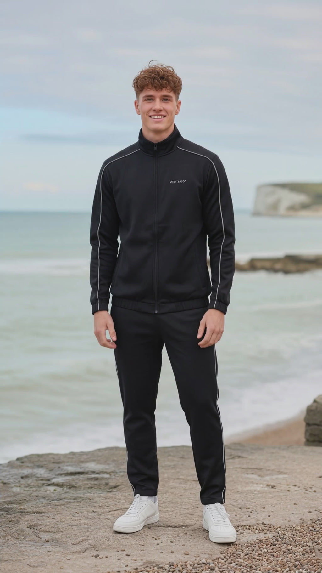 Men's - Winter Tracksuit - Black Shadow Line
