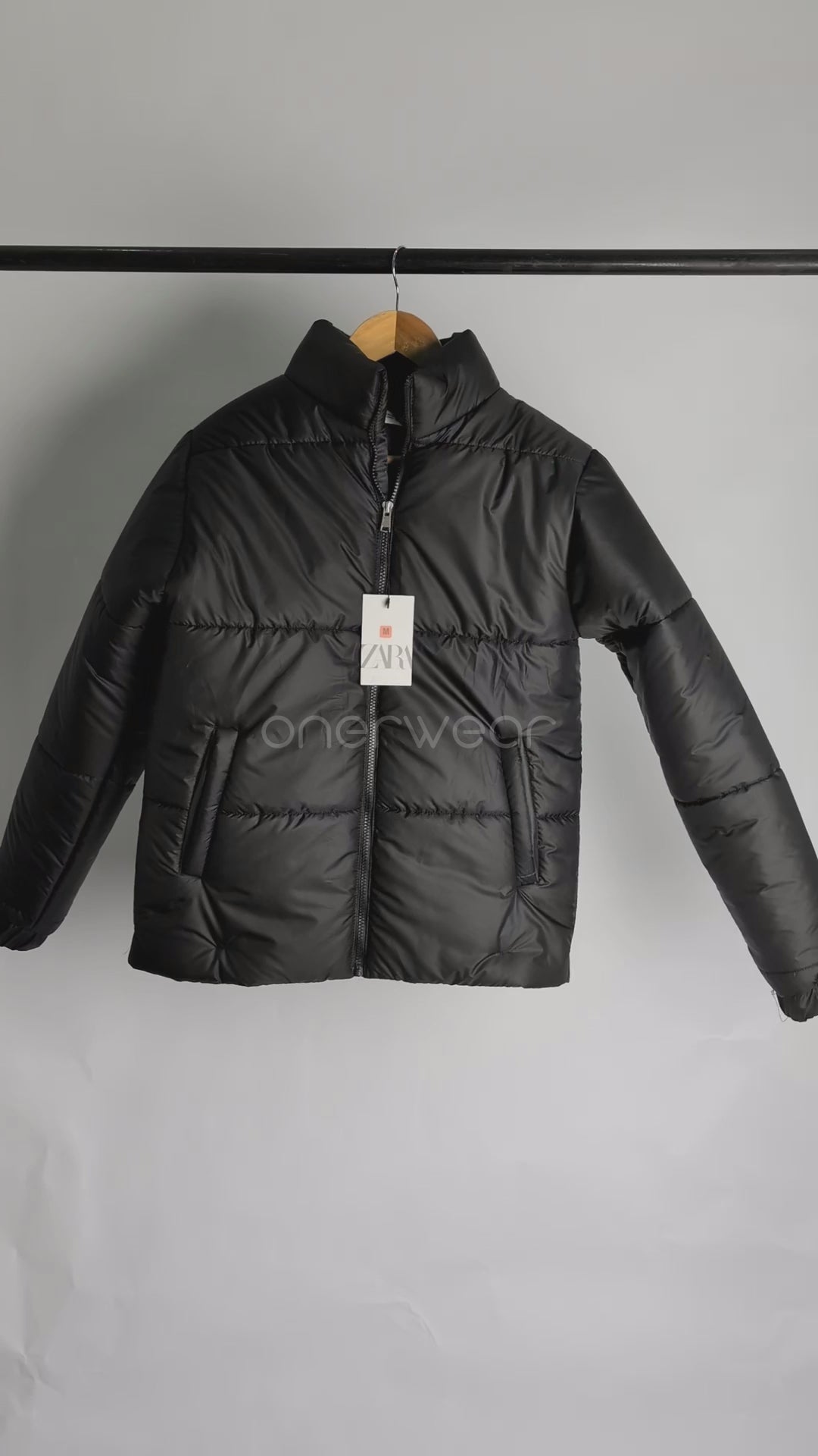 Mens - Puffer Jacket (Full Sleeves) - Black