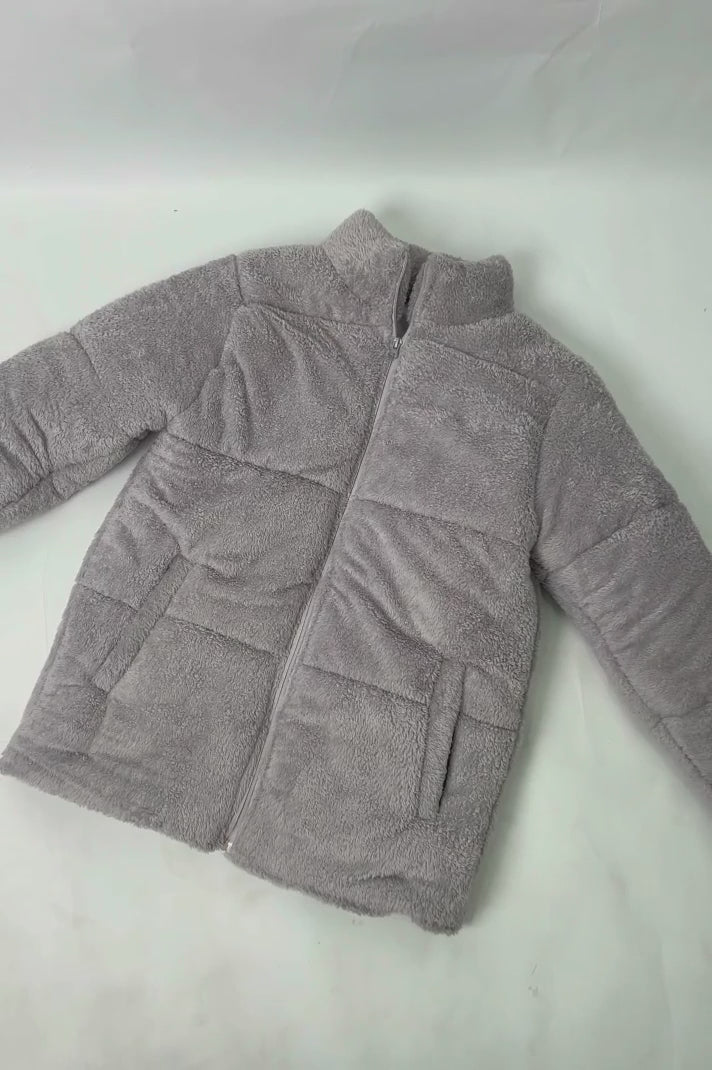 Men's - Sherpa Puffer - Light Gray