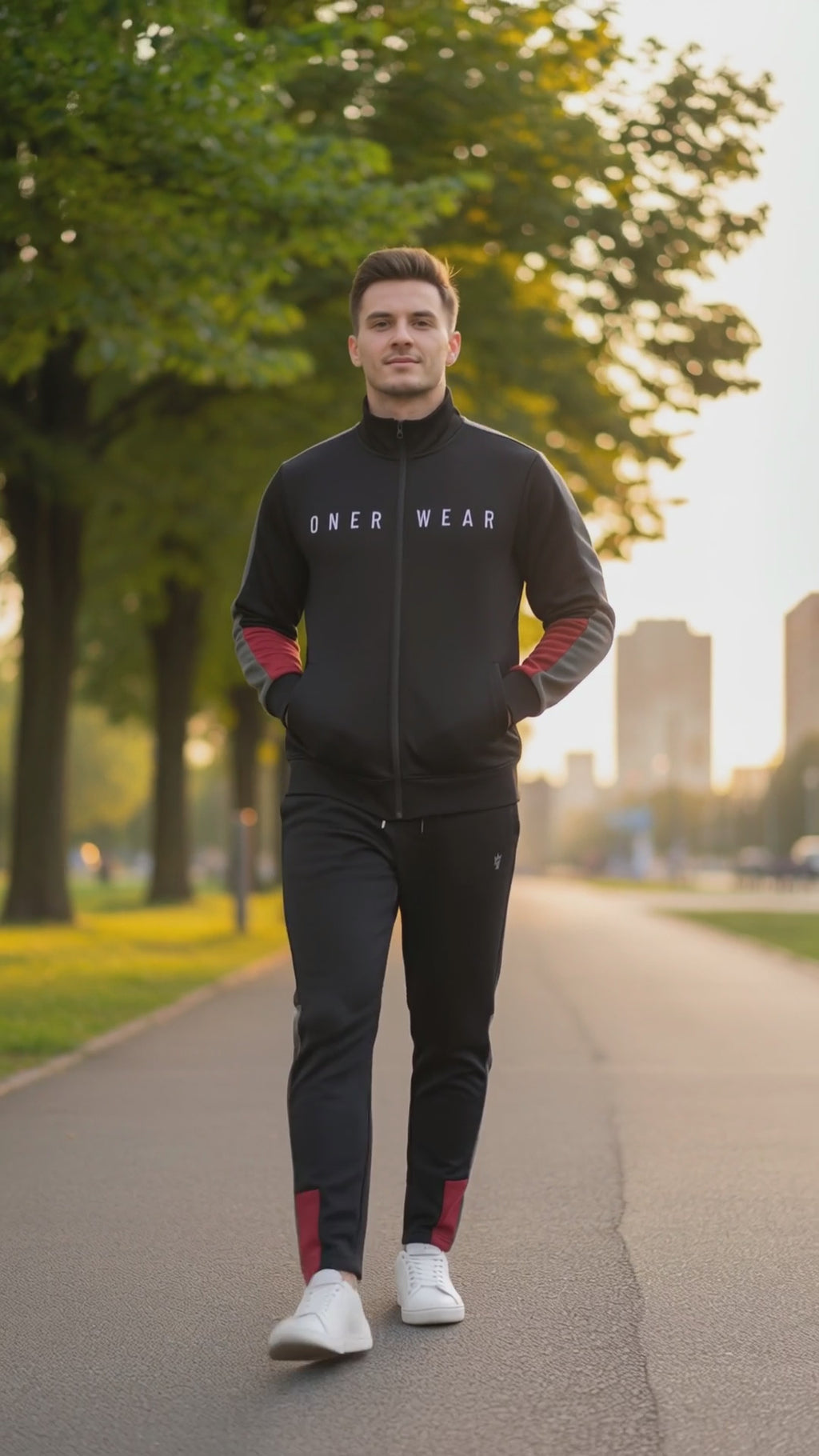 Men's - Winter Tracksuit - Black Boost